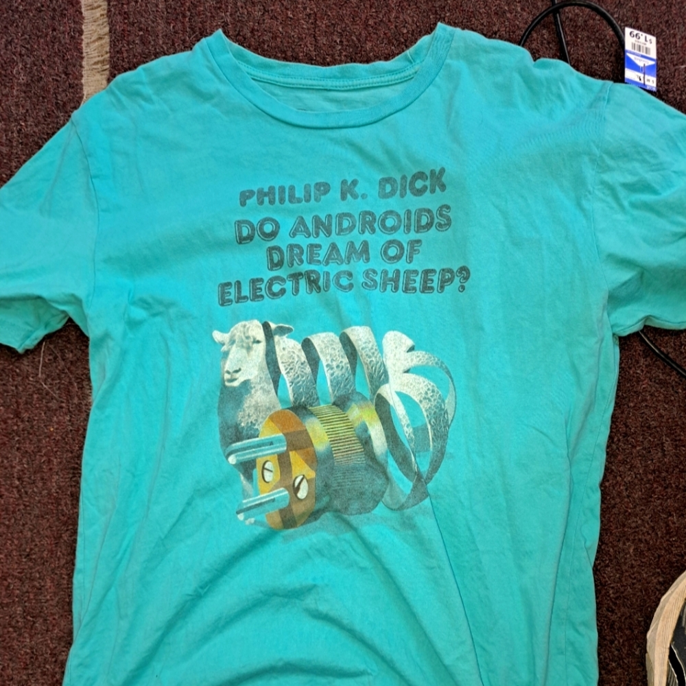 ICONIC PHILIP K DICK NOVEL T-SHIRT OUTSTANDINGLY COOL